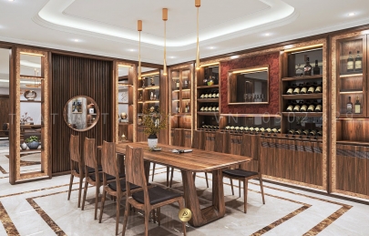 Top 3 bàn ăn gỗ óc chó 6 ghế, 8 ghế [mới nhất 2024]